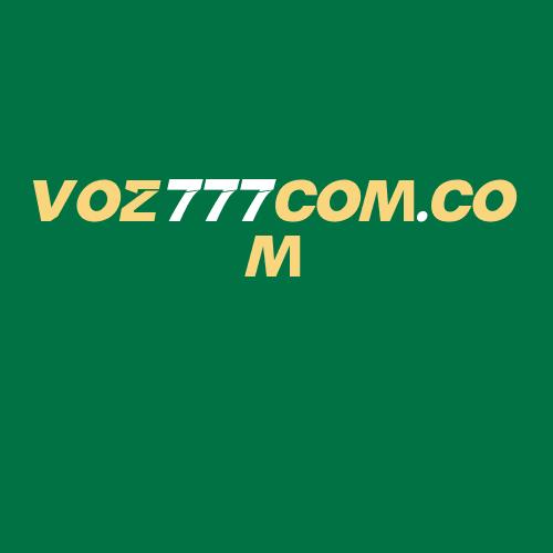 Logo da VOZ777COM